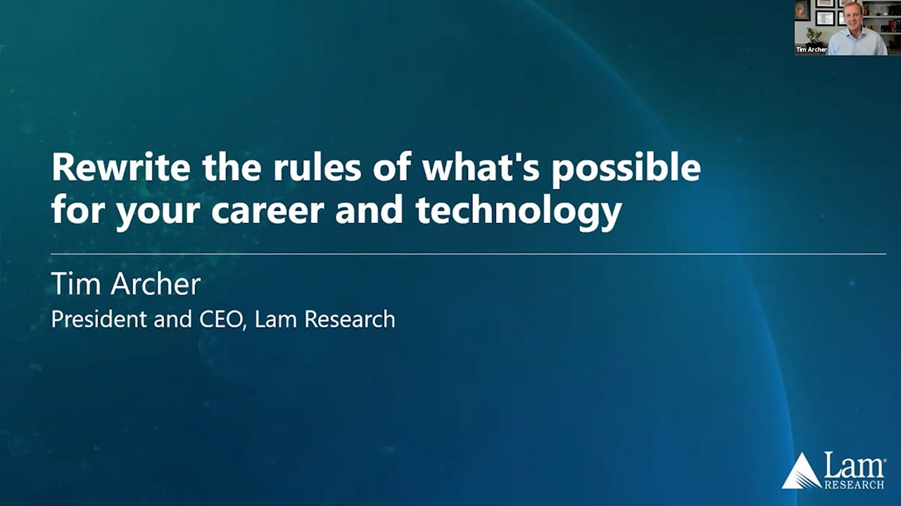 Tim Archer, "Rewrite the Rules of What's Possible for Your Career and Technology" & Lam Alumni Panel