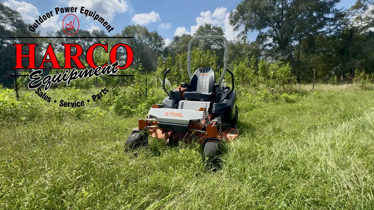 STIHL Zero Turn — Test & Review — Cutting Tall Pasture Grass 