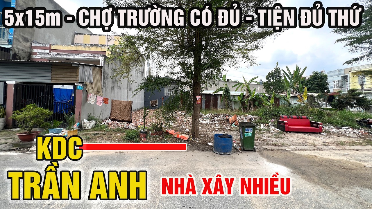 Kdc Trần Anh , nhà xây đông mà chủ hết gồng nổi, 5x15m sổ sẵn giá rẻ  | Hằng Bán Đất