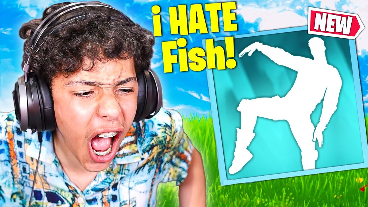 Trolling ANGRY Kid With *NEW* Fishy EMOTE! (FUNNY)
