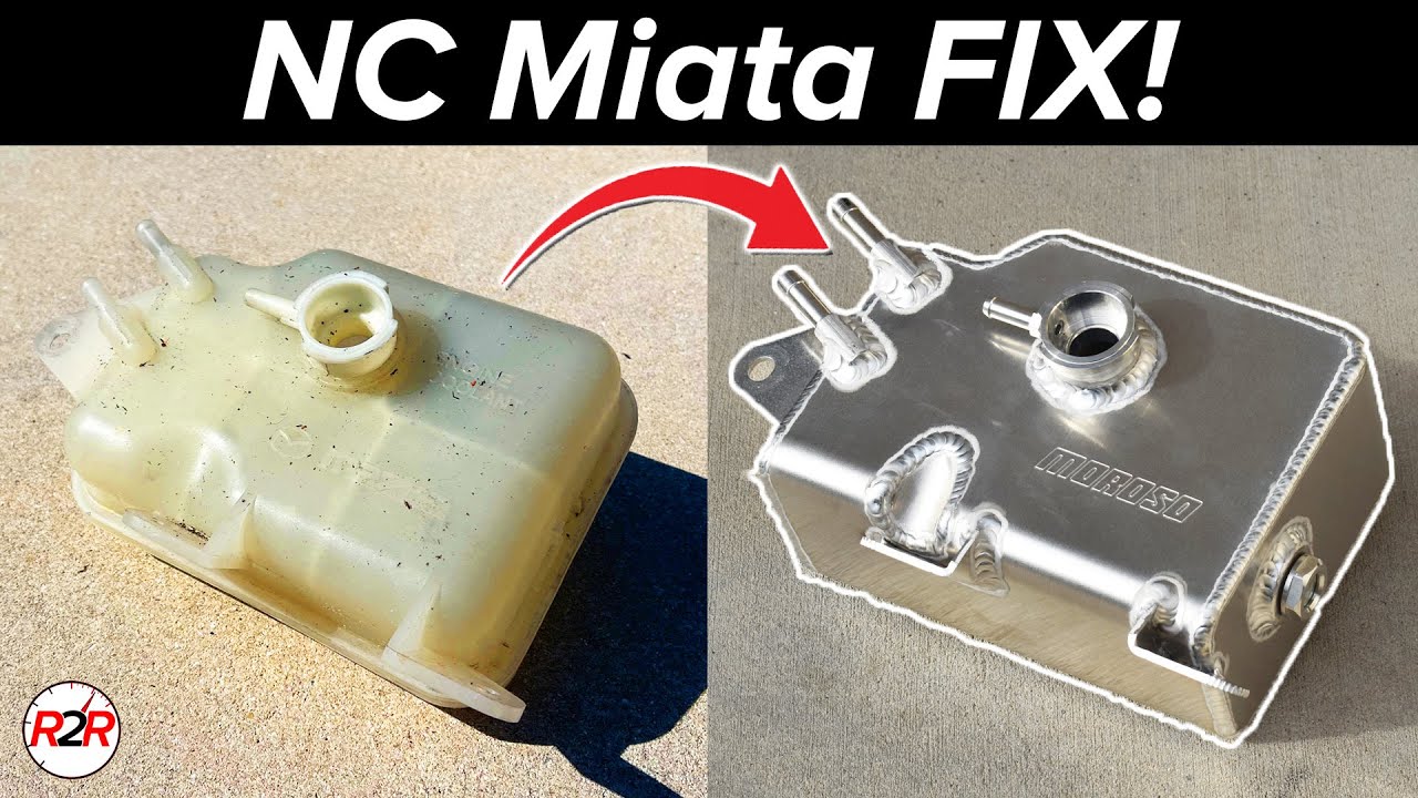 Замена бака охлаждающей жидкости NC Miata Moroso || Сборка трека NC