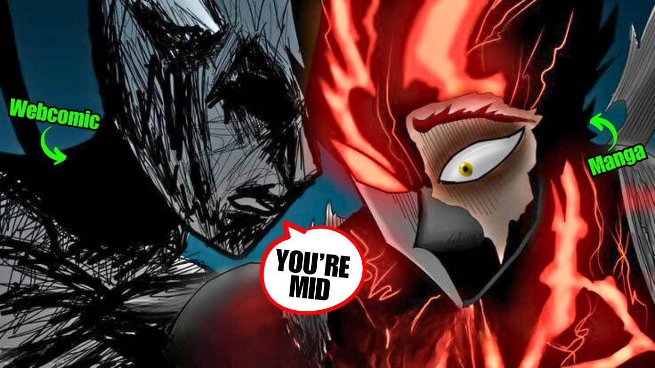 One of the Most Toxic Debates in One Punch Man | Manga vs Webcomic Garou
