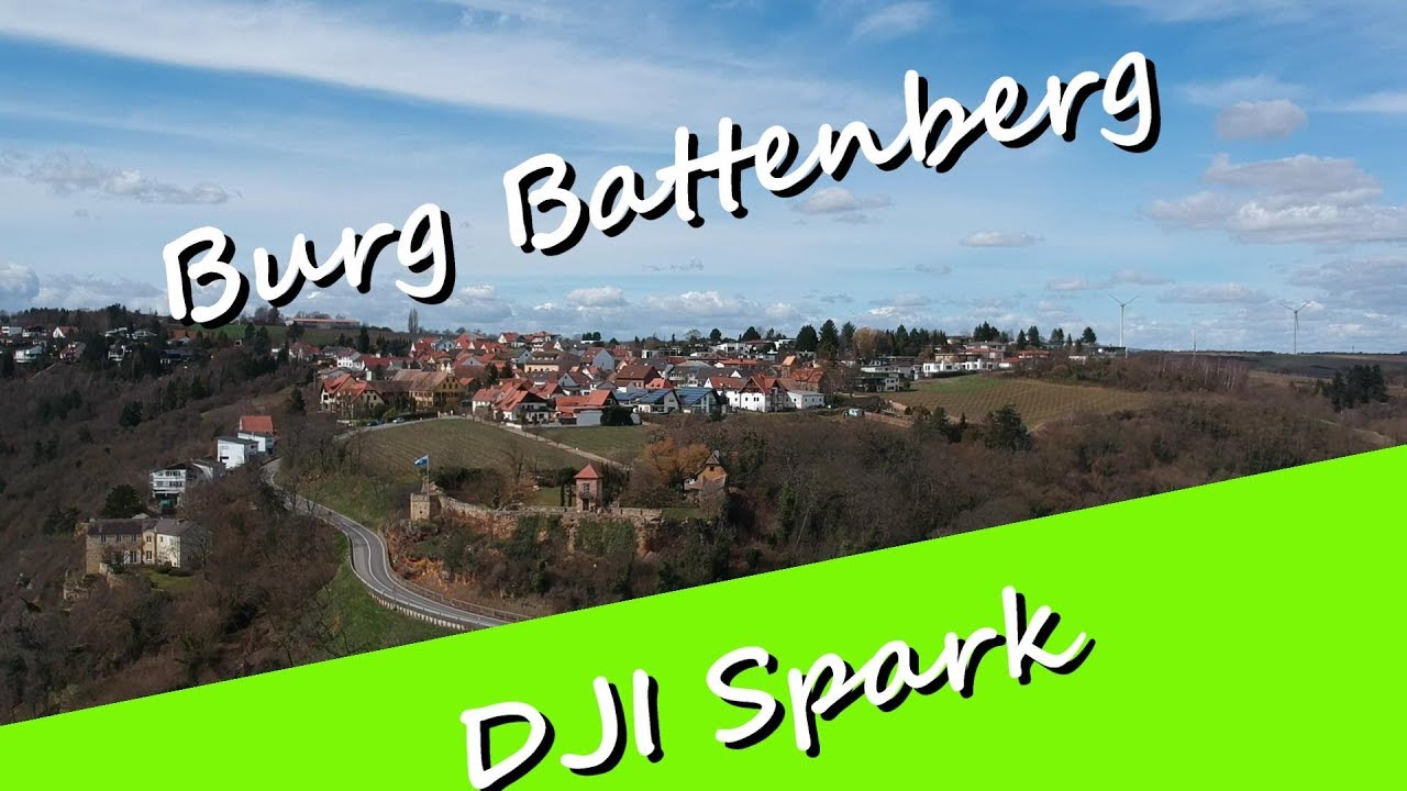 DJI Spark - Burg Battenberg / Pfalz