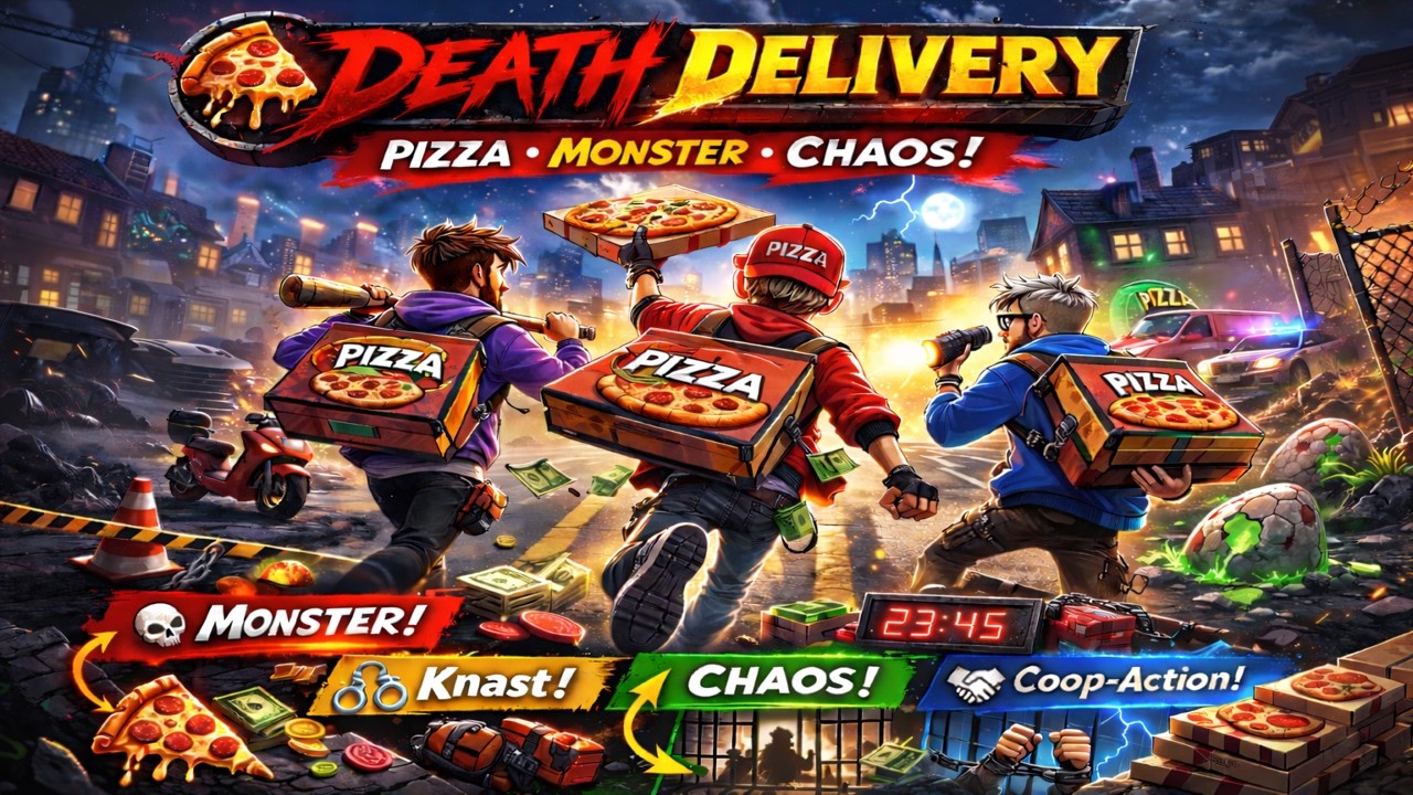 Pizza Death Delivery😂 Zu dritt Pizza liefern… und alles geht schief!