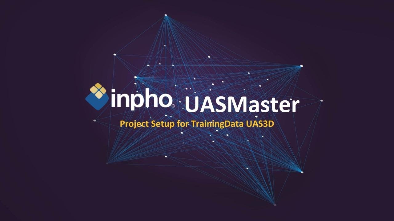 Inpho UASMaster 3D -  Project Setup Training Data UAS3D