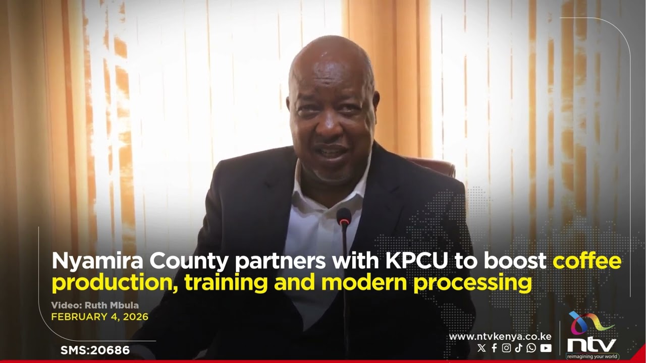 Nyamira County partners with KPCU to boost coffee production, training and modern processing