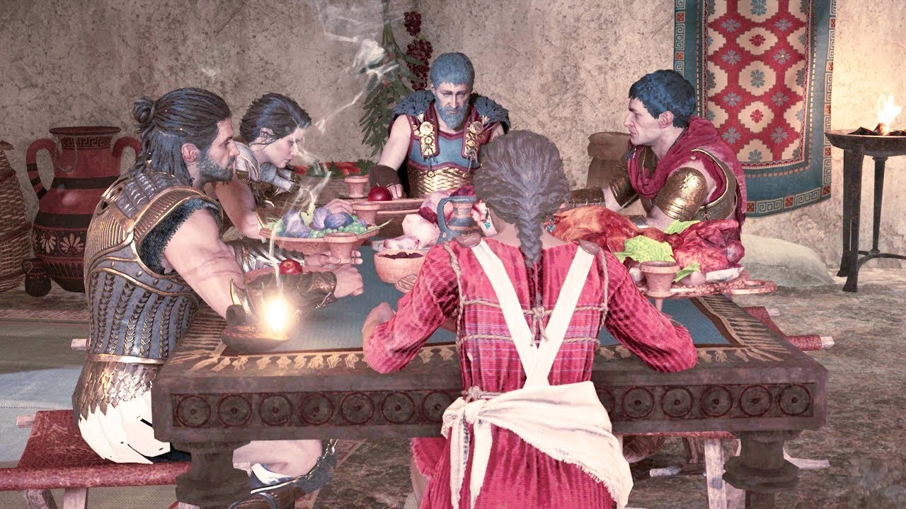 Assassins Creed Odyssey All Dinner Endings (Alexios)