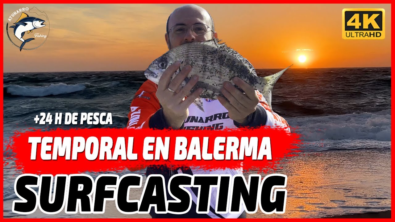 Surfcasting | Temporal y caída 24 h en Balerma (Almería)