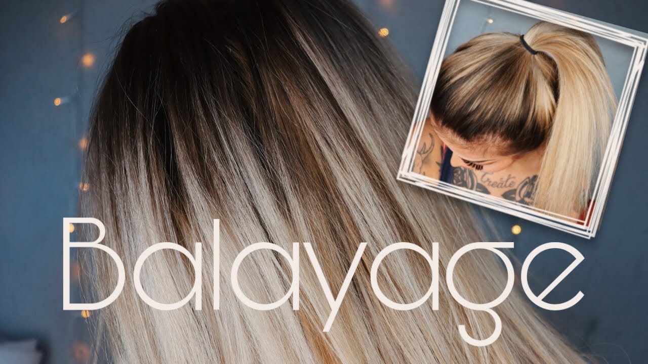 Haare selber BALAYAGE färben - So habe ich es gemacht ✨