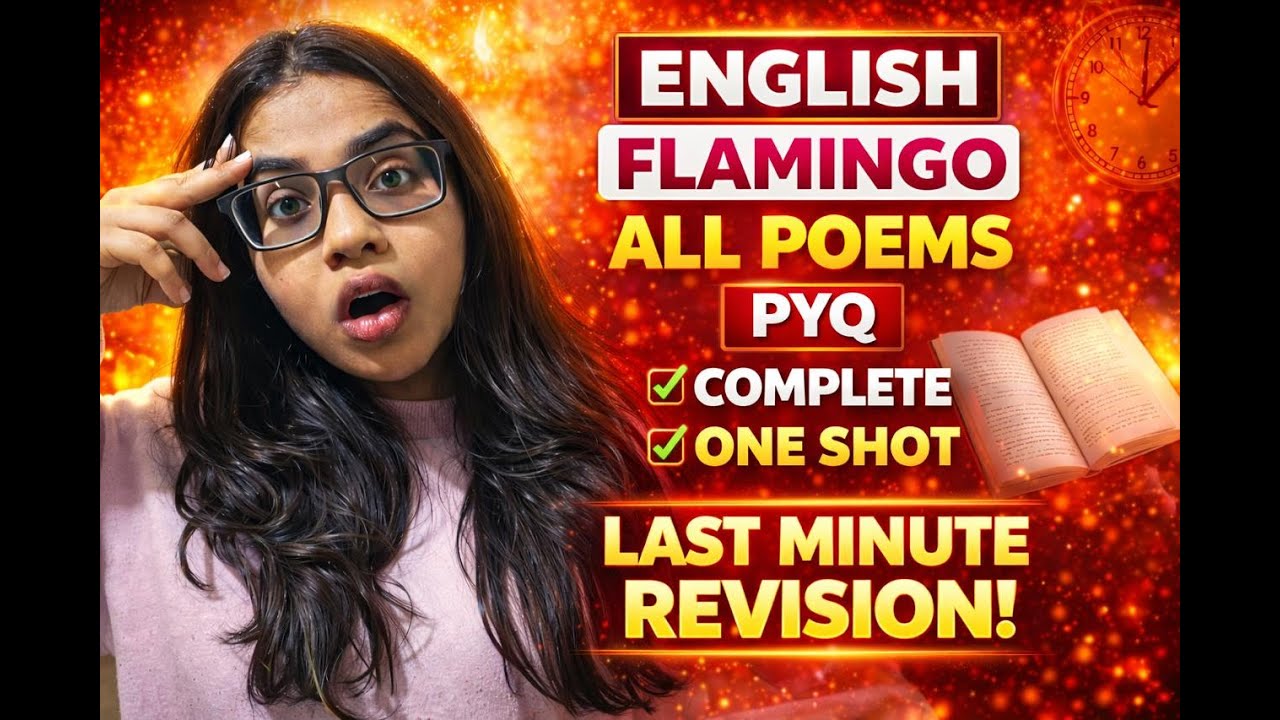 ALL POEM PYQS | CLASS12 FLAMINGO #cbseboards2026 #class12 #english #livestream