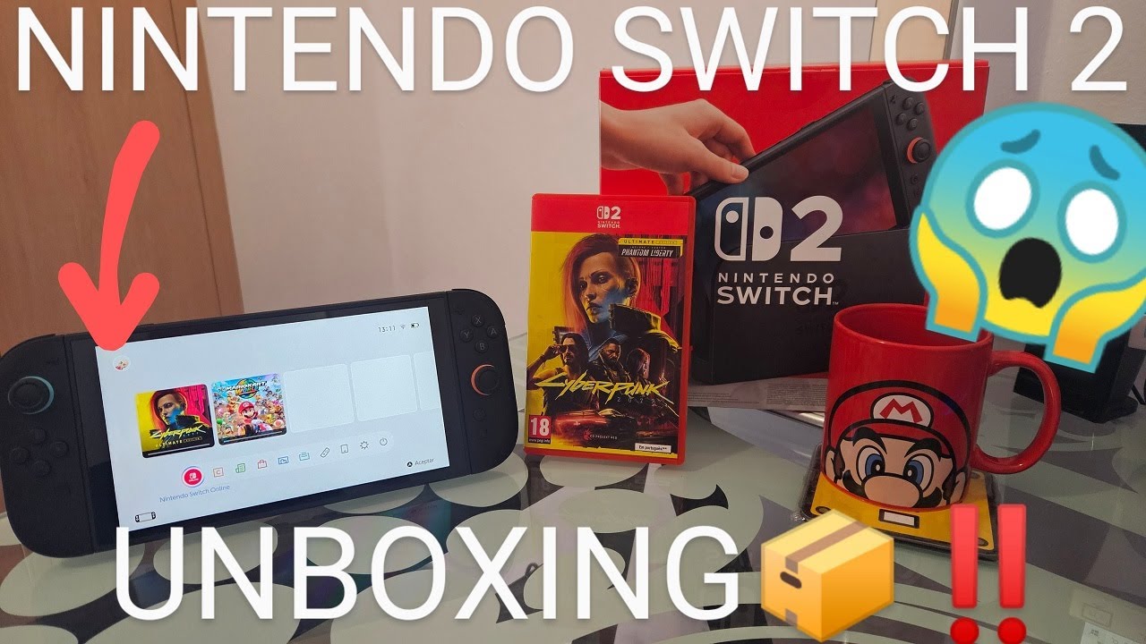 🎮📦 UNBOXING NINTENDO SWITCH 2 en ESPAÑOL 2026 ❗❕ (Qué CONTIENE la CAJA de la SWITCH 2❔❗❗)