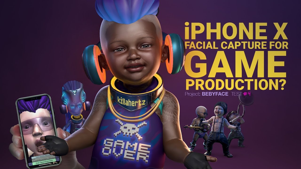 iPhone X Facial Capture test PART 4 - GAME CHARACTERS