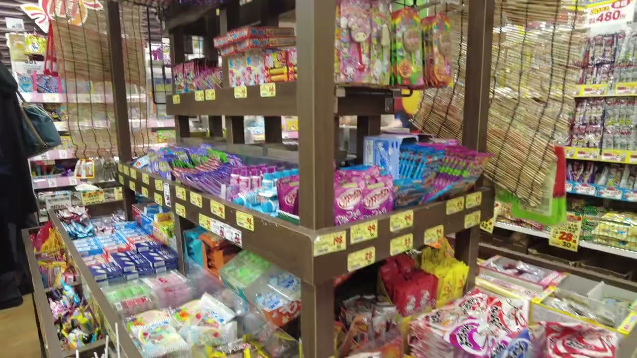 駄菓子屋さん　お菓子のまちおか　　ニューヨークさんぽ 4K NY 2025