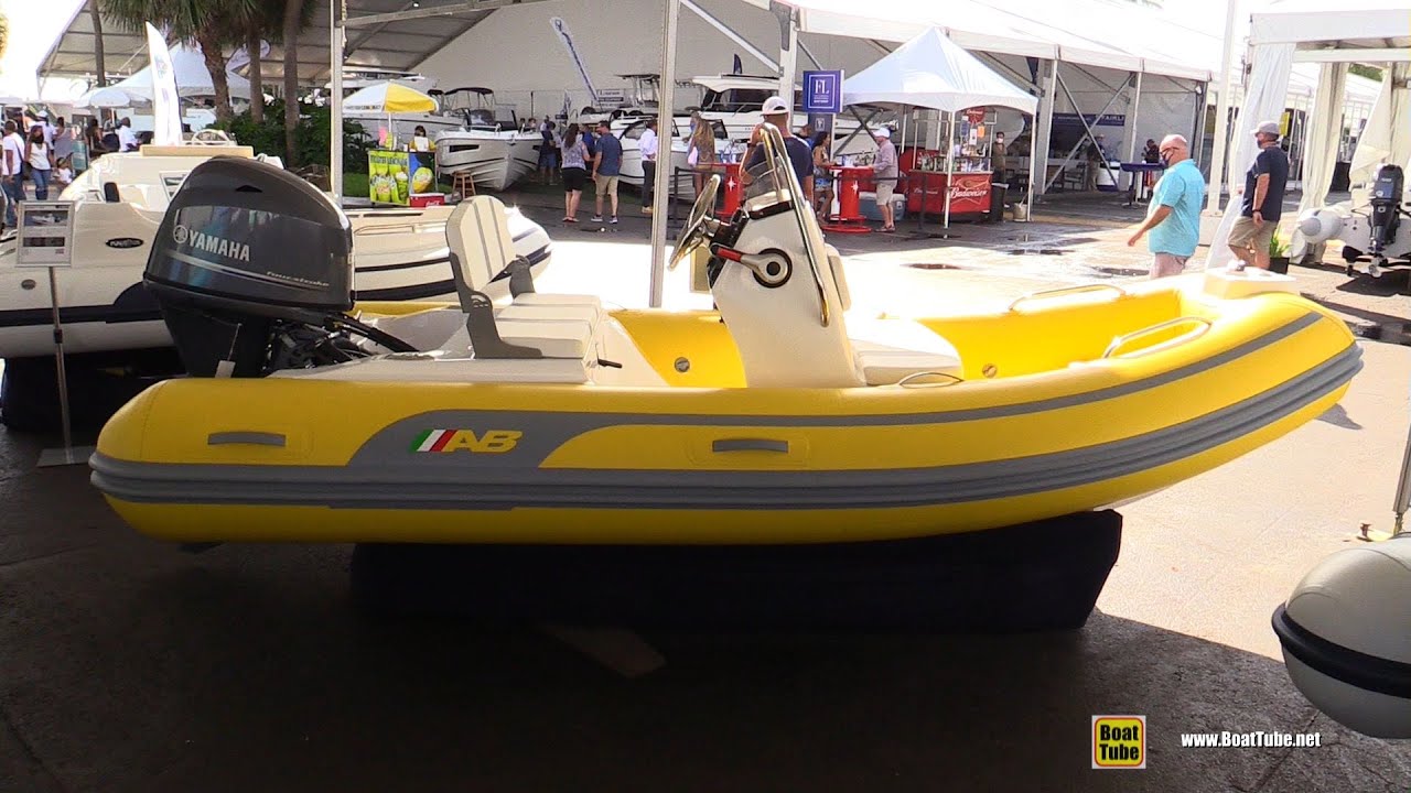 2021 AB Oceanus 13 VST Tender Walkaround Tour - 2020 Fort Lauderdale Boat Show