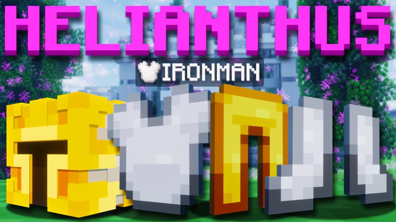 Я получил *НОВУЮ* броню Helianthus на уровне сложности IRONMAN (Hypixel Skyblock).
