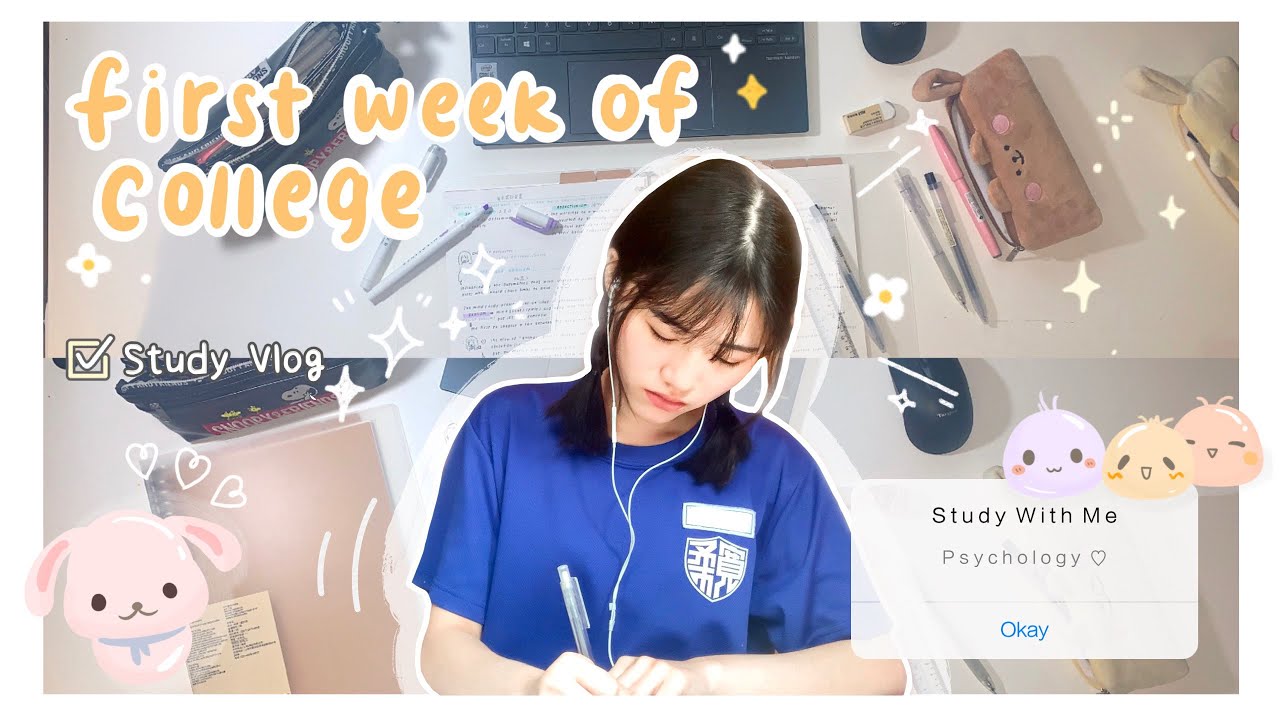 𝐯𝐥𝐨𝐠 𝟎𝟑│心理学 开学第一周👩🏻‍💻📚 study with me / 一个人出门🌤 【爱尔兰留学】