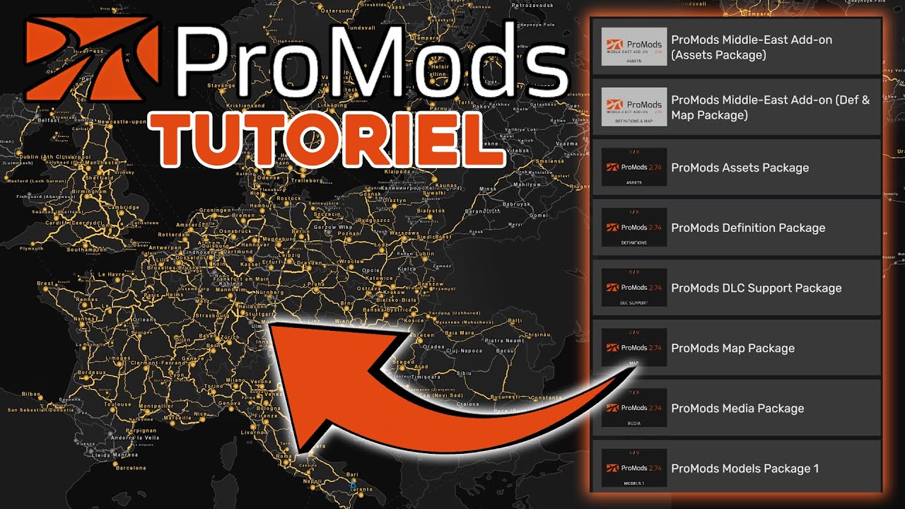 PROMOD - TUTO FACILE 💡 | Le meilleur MOD pour Euro Truck Simulator 2 ?