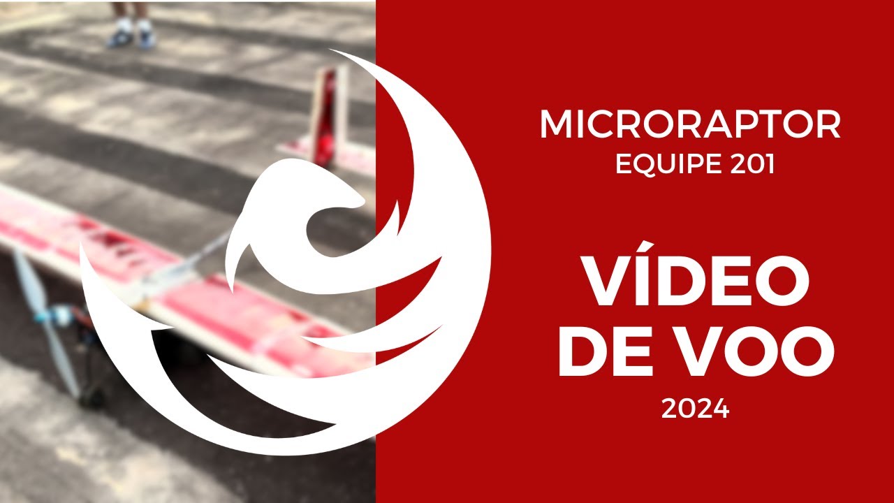 Vídeo de Voo - 201 Microraptor UFJF - SAE AeroDesign 2024 - Categoria Micro