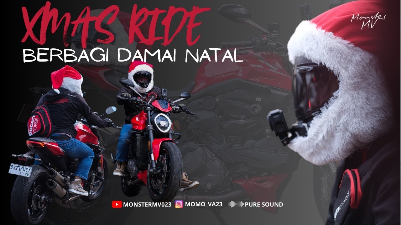 CHRISTMAS RIDE 2025 | DUCATI MONSTER 937 | PURE SOUND