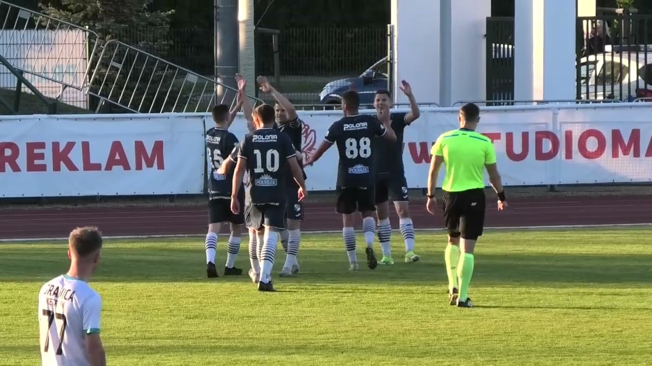 Skrót meczu MKS Polonia Lidzbark - KKS Granica Kętrzyn 5:0 (17.05.2024r.)