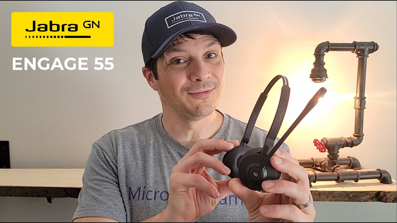 Jabra Engage 55 — распаковка DECT-гарнитуры, обзор устройства, демонстрация звука, демонстрация д...