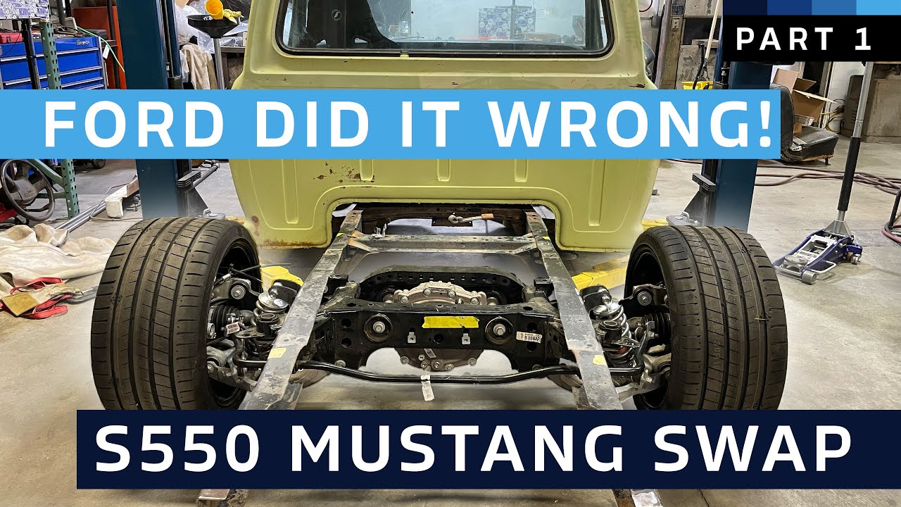 Tesla Motor Swapped Ford F100: подвеска Mustang, часть 1
