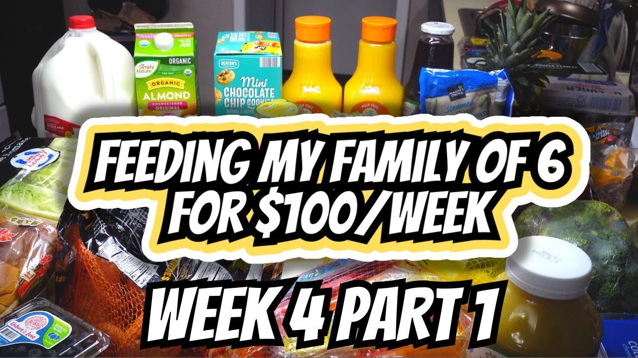 $100 Extreme Grocery Budget Week 4 Part 1 |Feeding my Family of 6 on $100/Week | $400 Monthly Budget