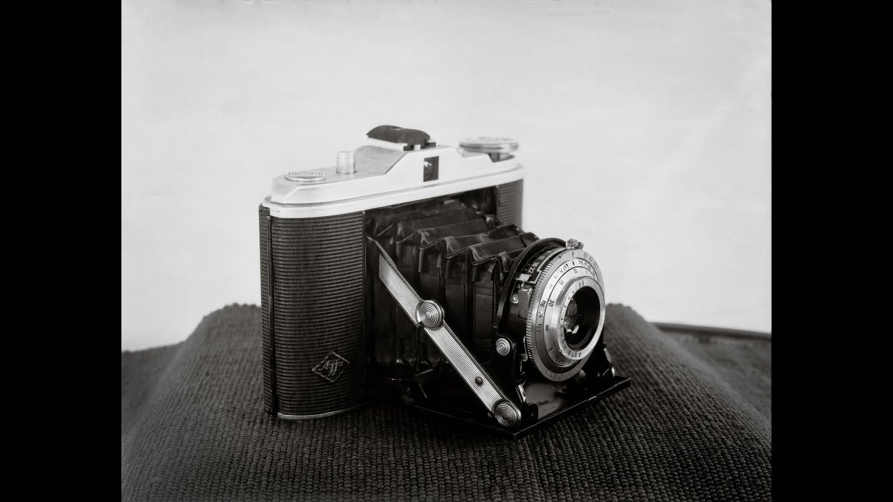 Agfa Isolette I with paper negatives