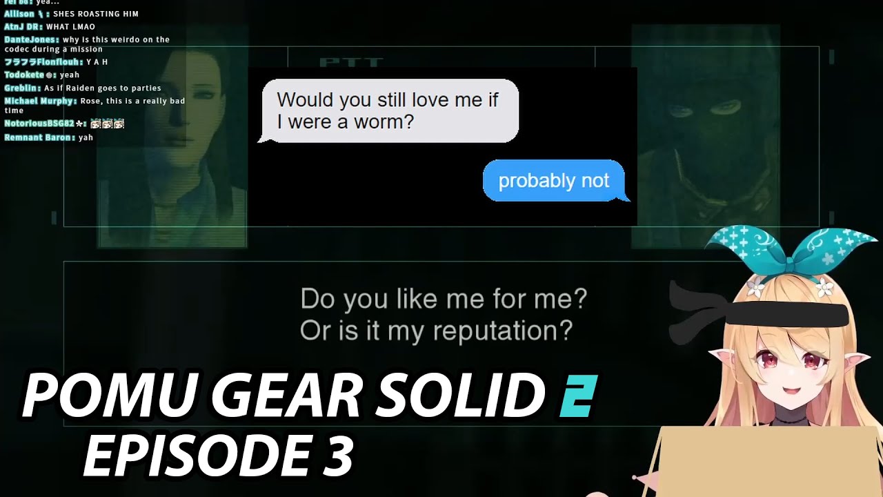 Pomu Rainpuff играет в Metal Gear Solid 2 (Highlights EP3: Raiden's Toxic Relationship)【NIJISANJI...