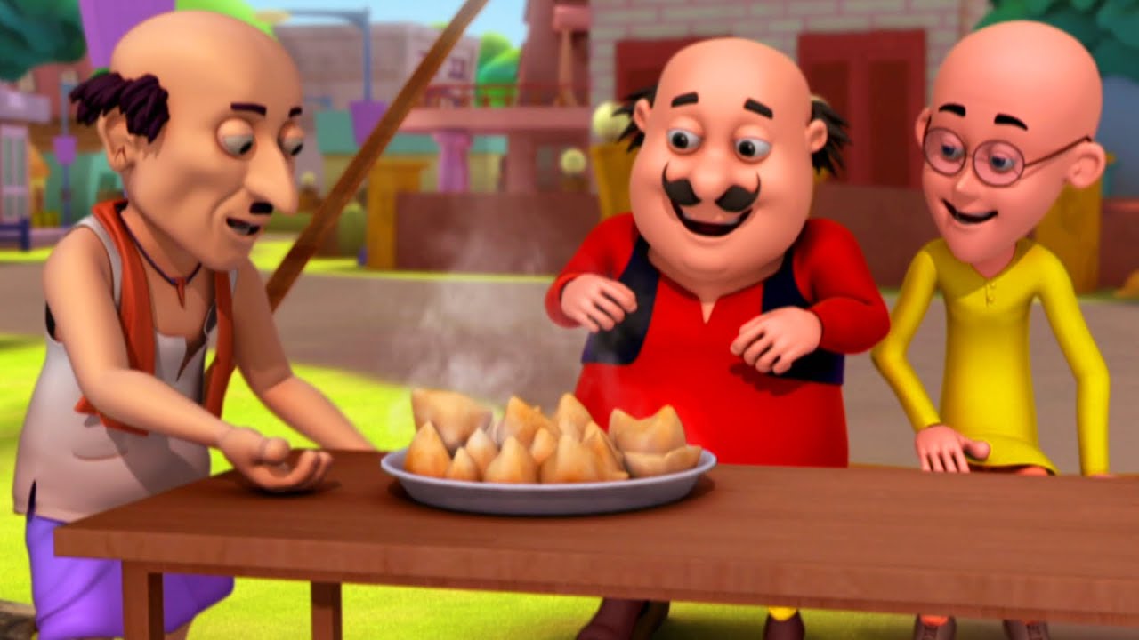 Motu को समोसे वाले ने दिए free Samosa | Motu-Patlu