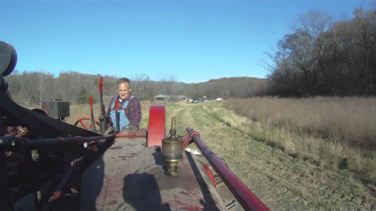 TractionAction.  Advance Rumely Traction Steam Engine.  GoPro HD.