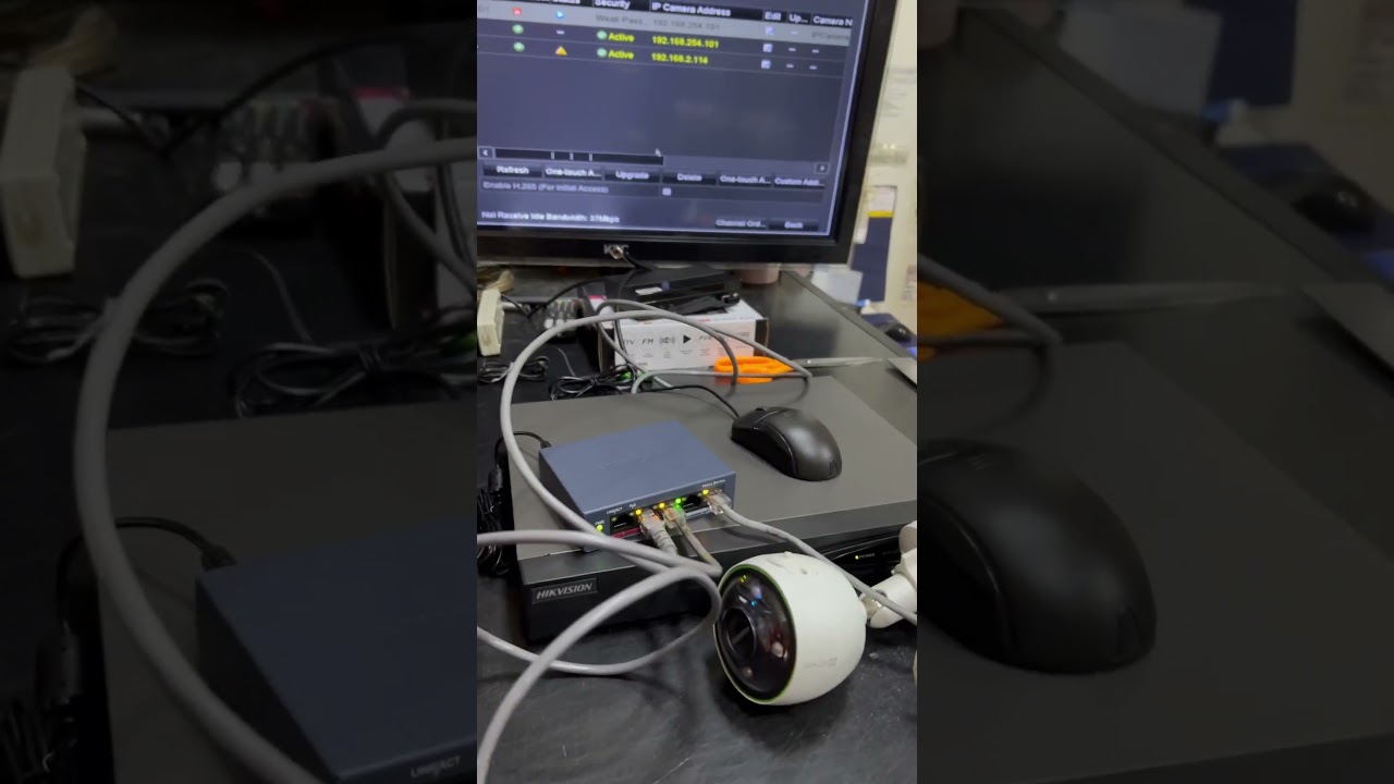 EZVIZ IP CAM CONNECT HIKVISION NVR #cctv #diycamera #ezvizcamera #hikvision