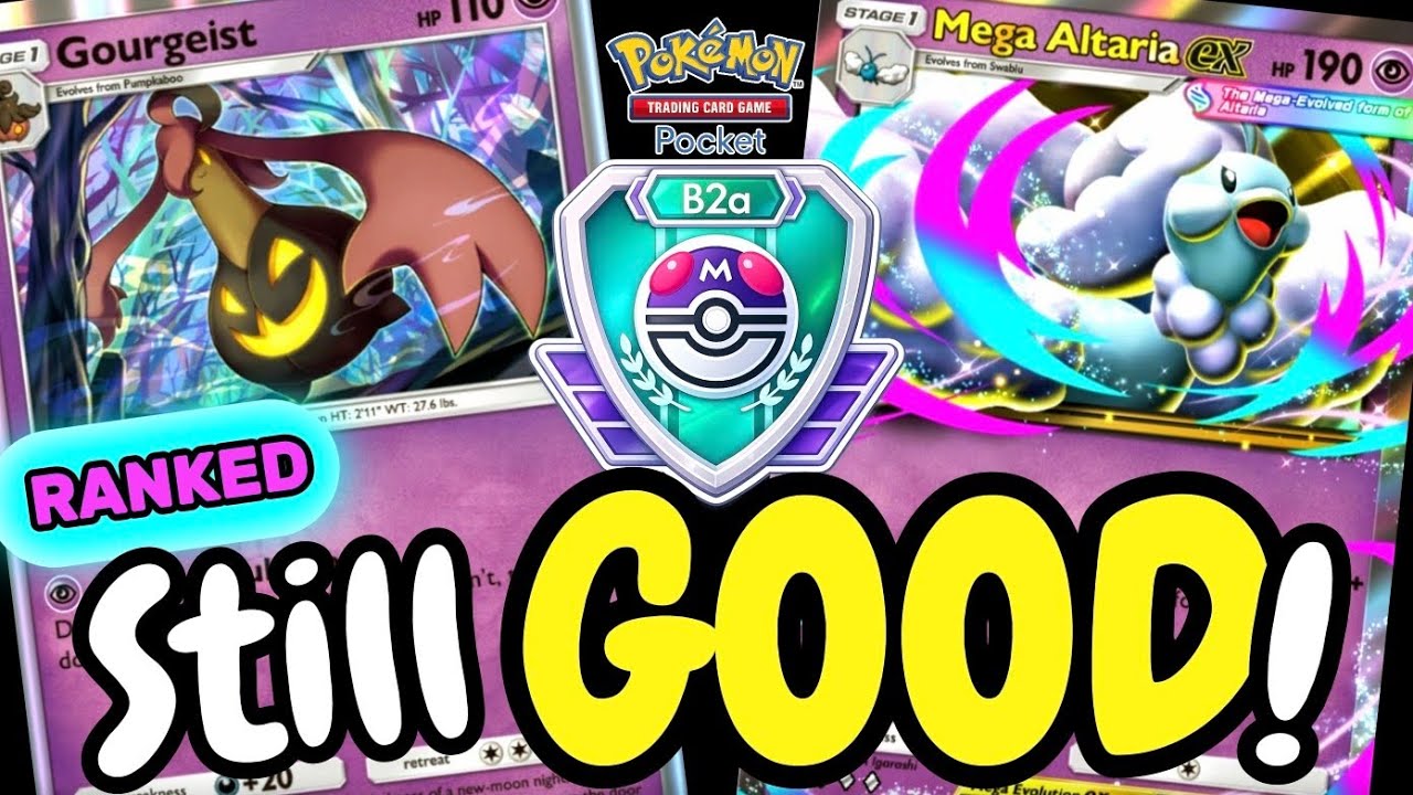 [Ranked] MEGA ALTARIA EX deck with Chingling, Gourgeist still GOOD!  Pokemon TCG Pocket Ranked Match
