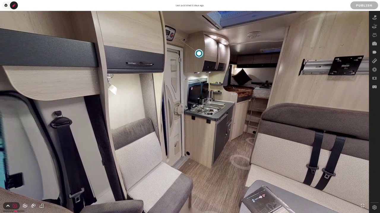 Hobby Siesta V65 GE Edition Motorhome Walk-Through 3D Tour