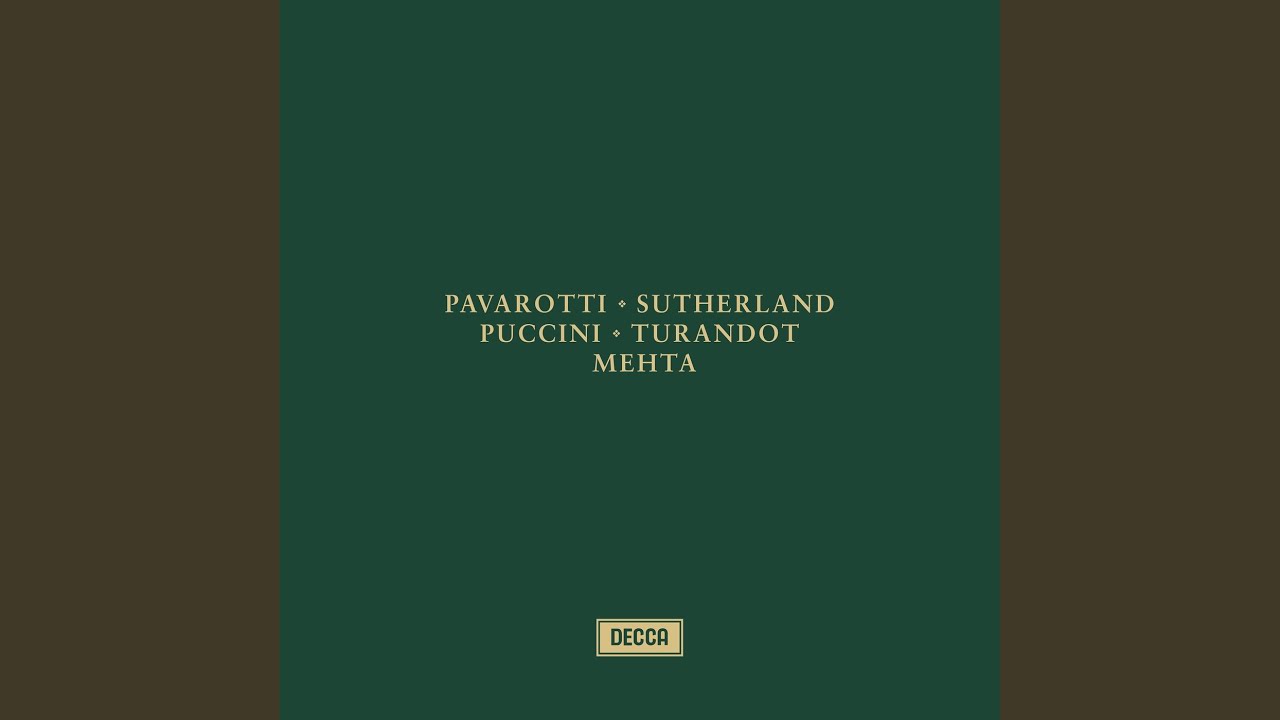 Puccini: Turandot, Act III: Final Scene. Diecimila anni al nostro Imperatore! &ndash; Padre augusto...
