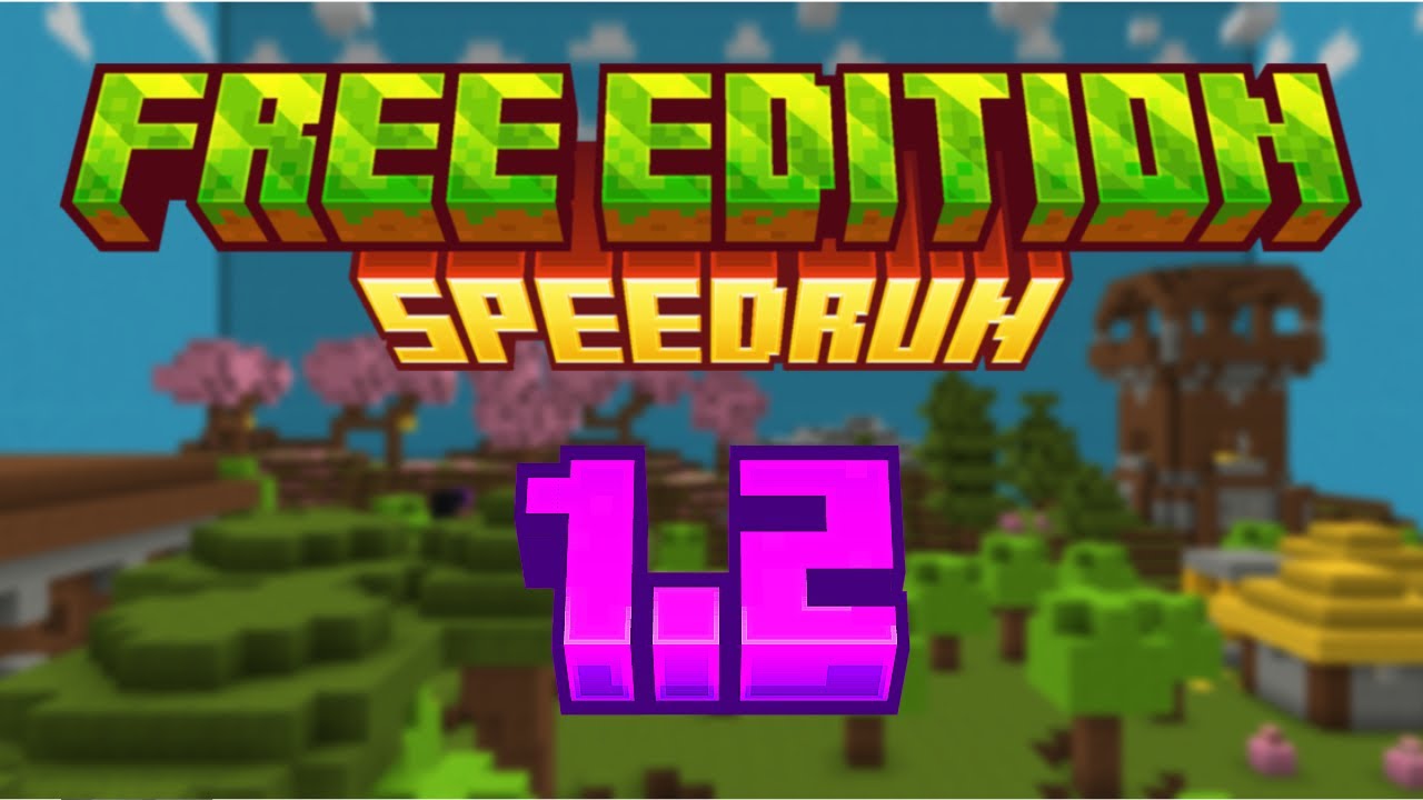 New Version v1.2 | Minecraft Free Edition Speedrun [01.38] [WR]