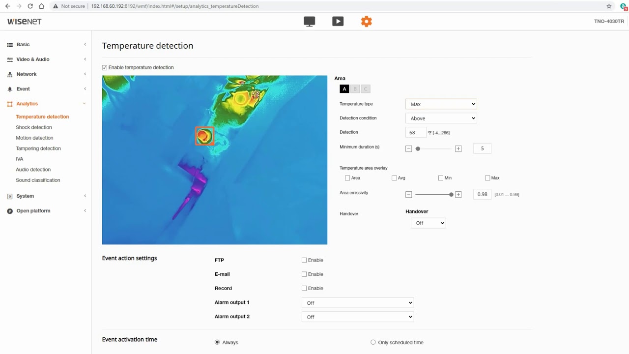 How to set up Thermal Radiometric Analytics - T Series | Hanwha Vision | #Cameras #NetworkCameras