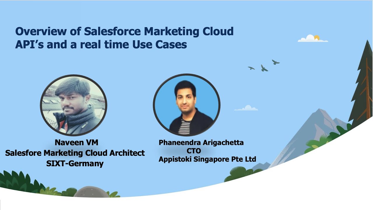 Overview of Salesforce Marketing Cloud API's and a Realtime Use-cases