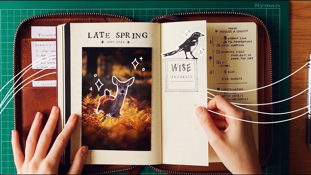 творческие циклы и поздняя весна в моем bullet journal ✸
