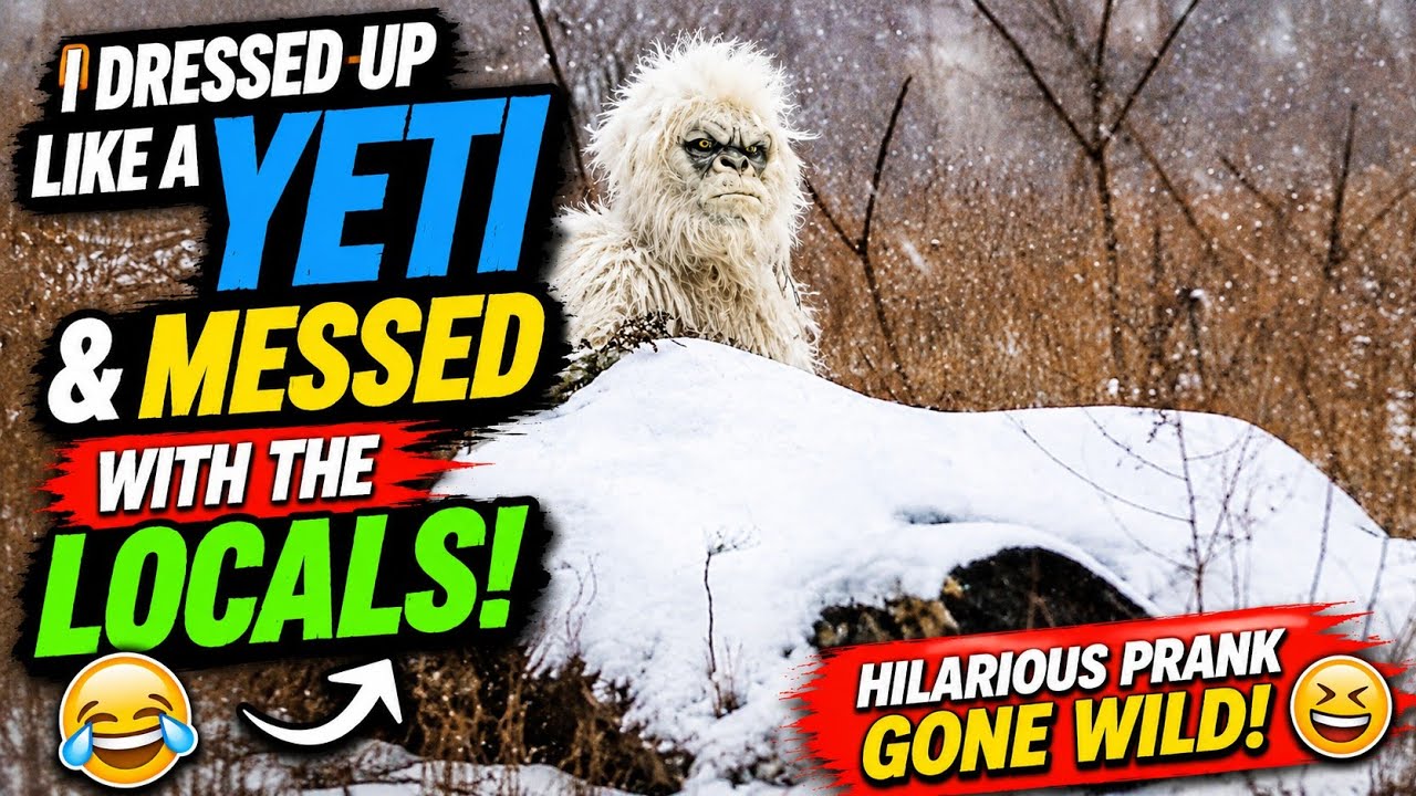 I Dressed Up Like A Yeti & messed with The Locals