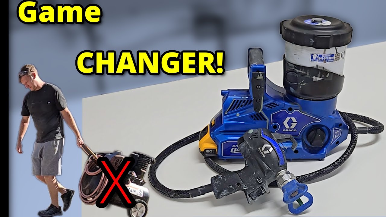 Finally The Ultimate Battery-Powered Airless Sprayer - Graco QuickShot!