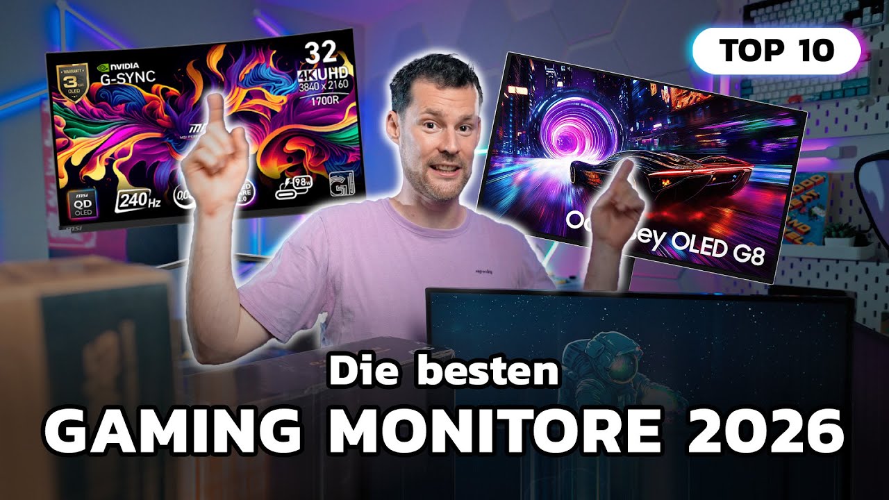 Die besten Gaming Monitore 2026 (Neuauflage) | Test, Vergleiche & Empfehlungen aus allen Kategorien