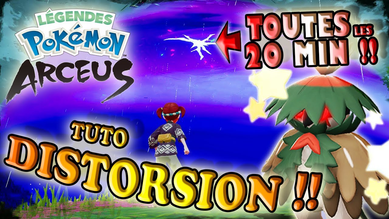 UNE DISTORSION À 100% + UN MAX DE SHINYS sur LÉGENDES POKÉMON ARCEUS !! - TUTO COMPLET