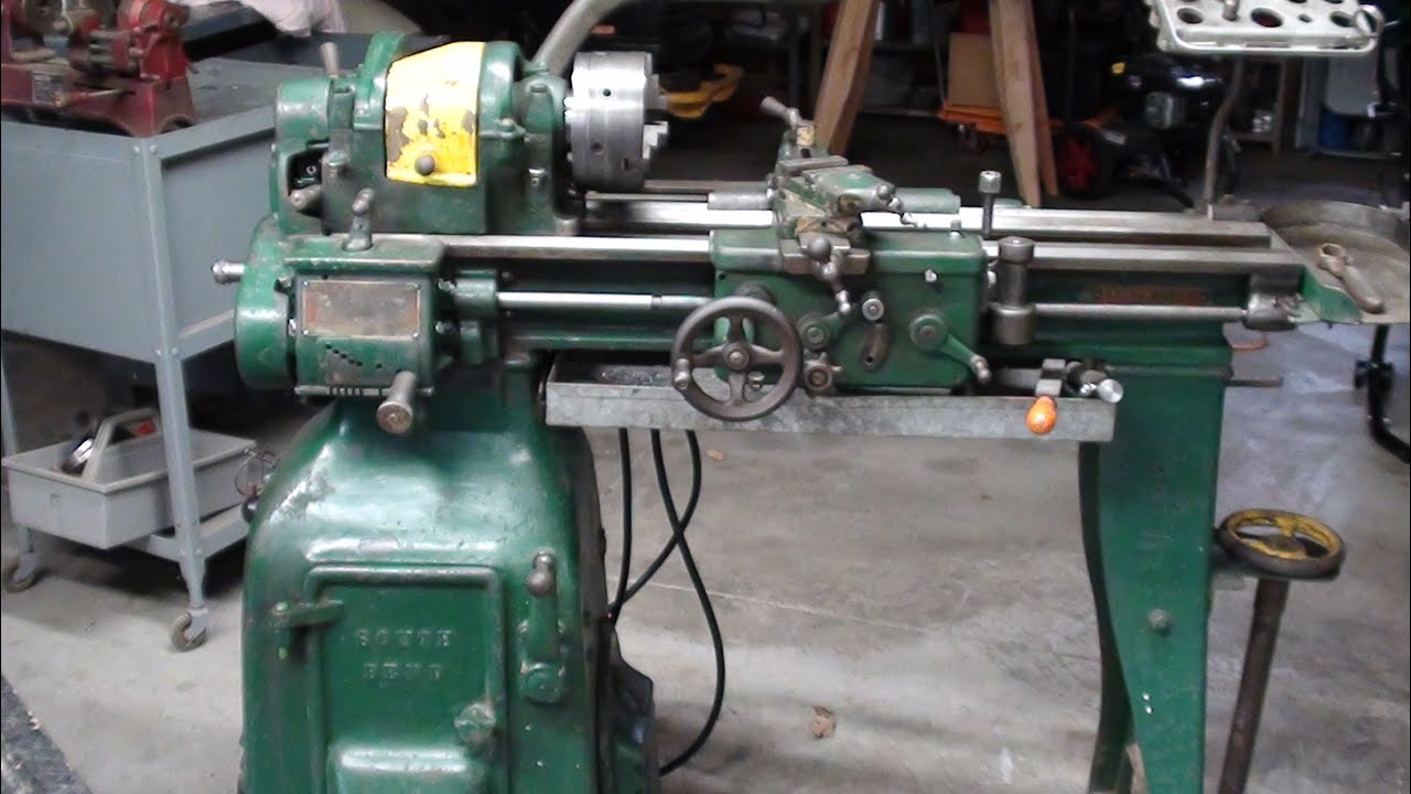EXAMINING THE SOUTH BEND TOOLROOM LATHE pt 3 #924 tubalcain