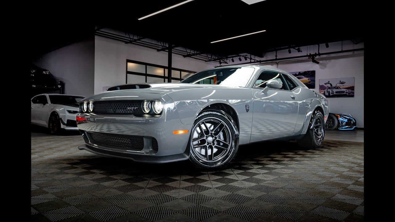 2023 Dodge Challenger SRT Demon 170! Only 168 original miles! Supercharged HEMI! Destroyer Gray!