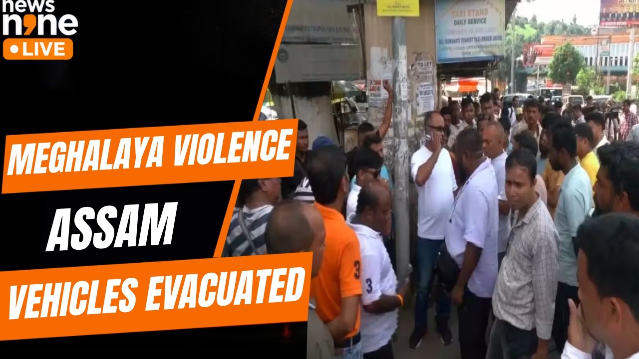 Assam-Meghalaya Border Tensions: 3,770 Vehicles Evacuated, Talks Held in Guwahati | News9