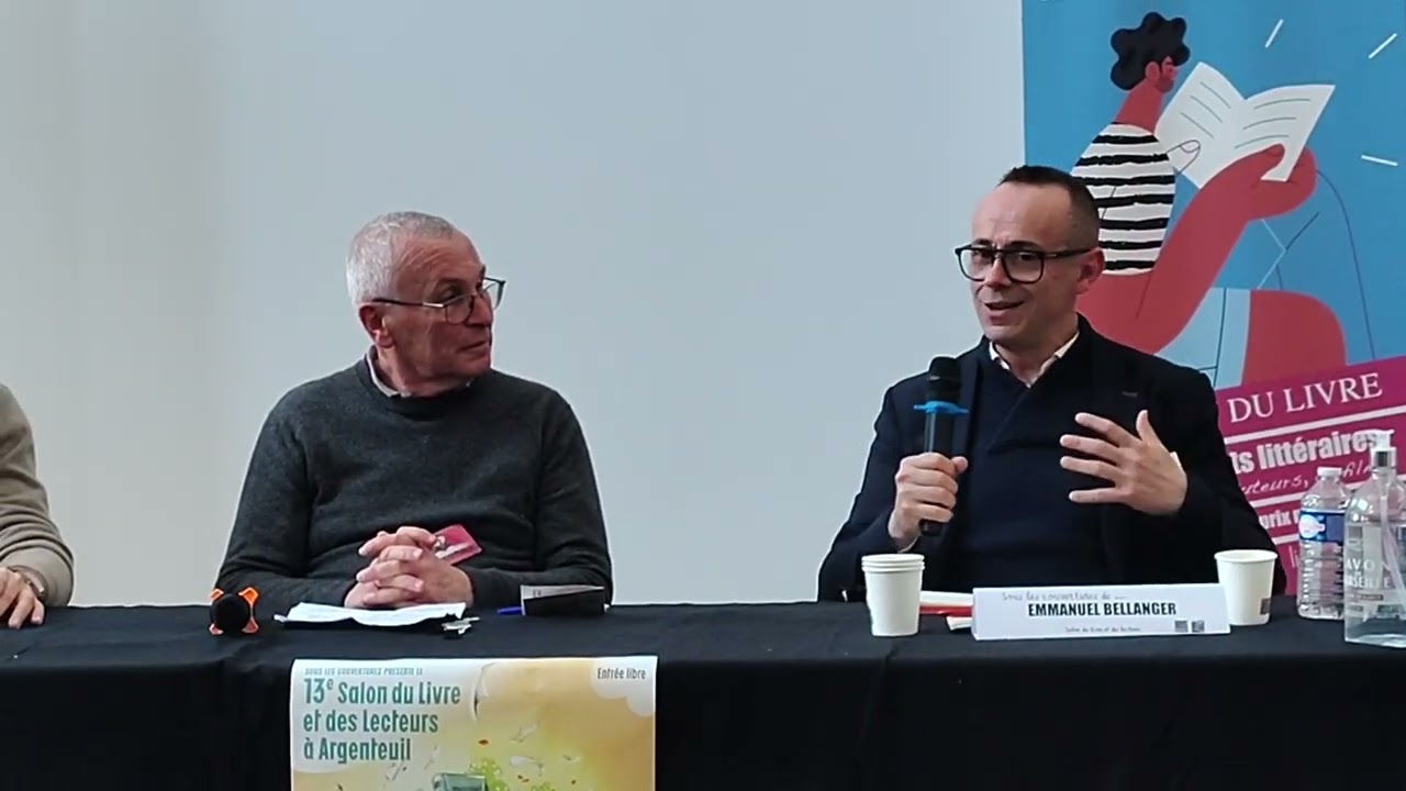 2026 02 08 salon livre Argenteuil Emmanuel Bellanger