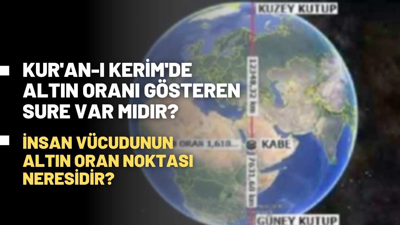 Kur'an-ı Kerim'de Altın Oranı Gösteren Sure Var Mıdır? İnsan Vücudunun Altın Oran Noktası Neresidir?
