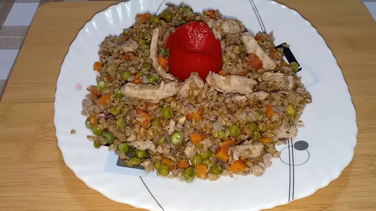 صدور الفراخ بالفريك الدايت 👌👌👌