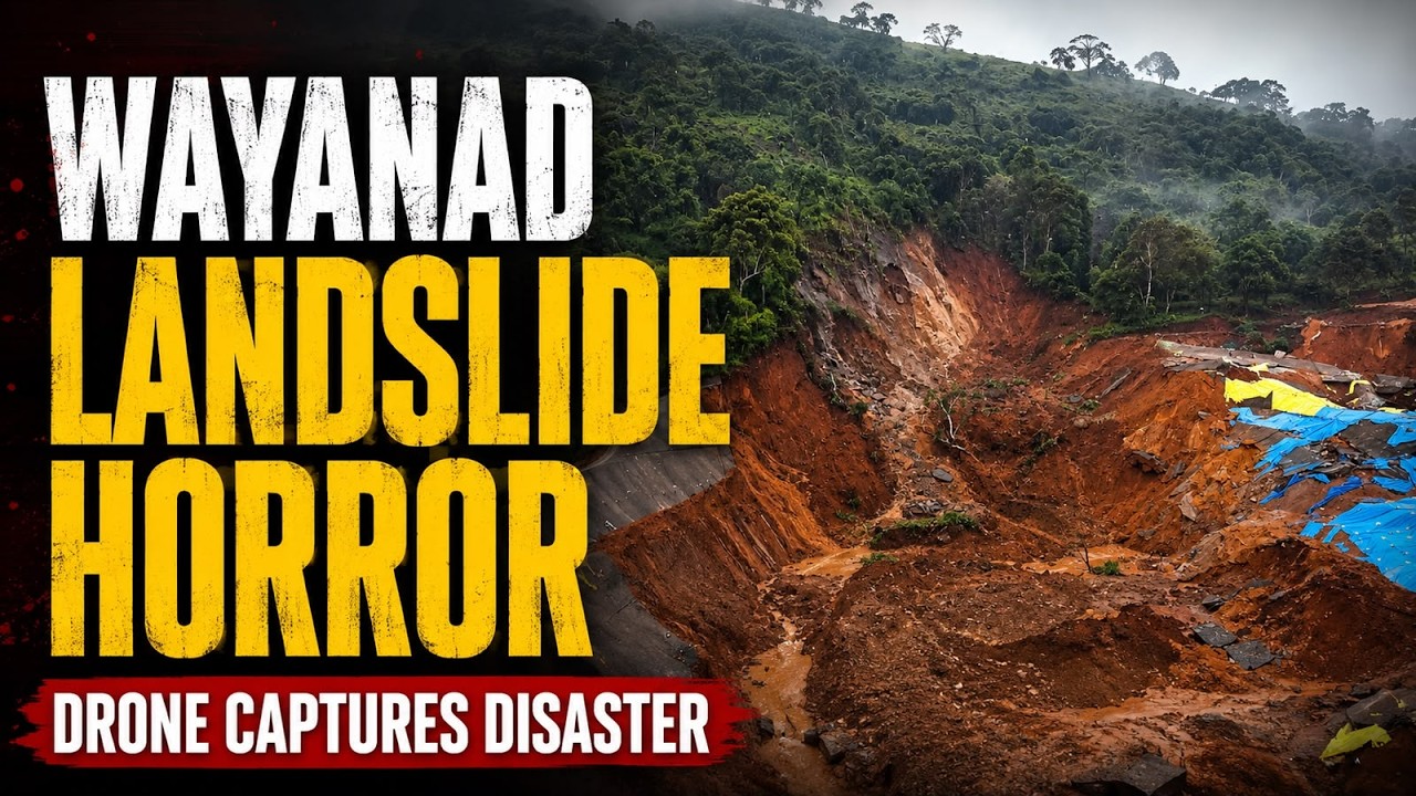 Wayanad Landslide: Drone Footage Captures Disaster Zone | Aerial Video | Kerala Breaking News